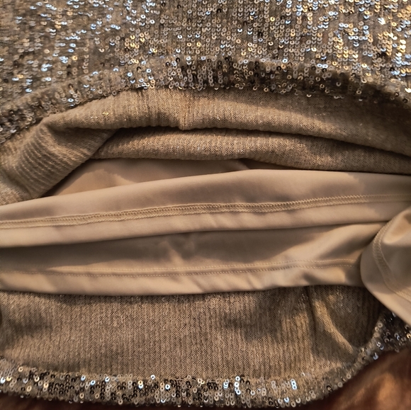 Cable and Gauge sequined sleeveless top, sz Lg - Picture 8 of 10